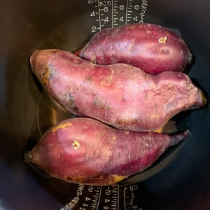 炊飯器で簡単☆ねっとりヘルシー焼き芋？蒸し芋？